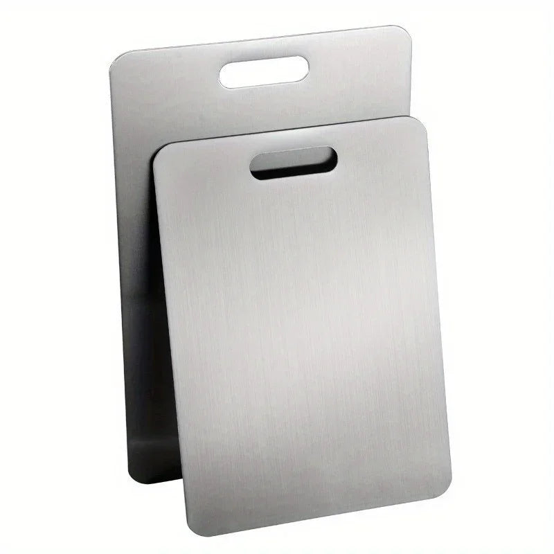 Stainless Steel Cutting Plate - Double-sided, Anti-slip, Easy To Clean, A Kitchen Necessity with A Long Service Life
