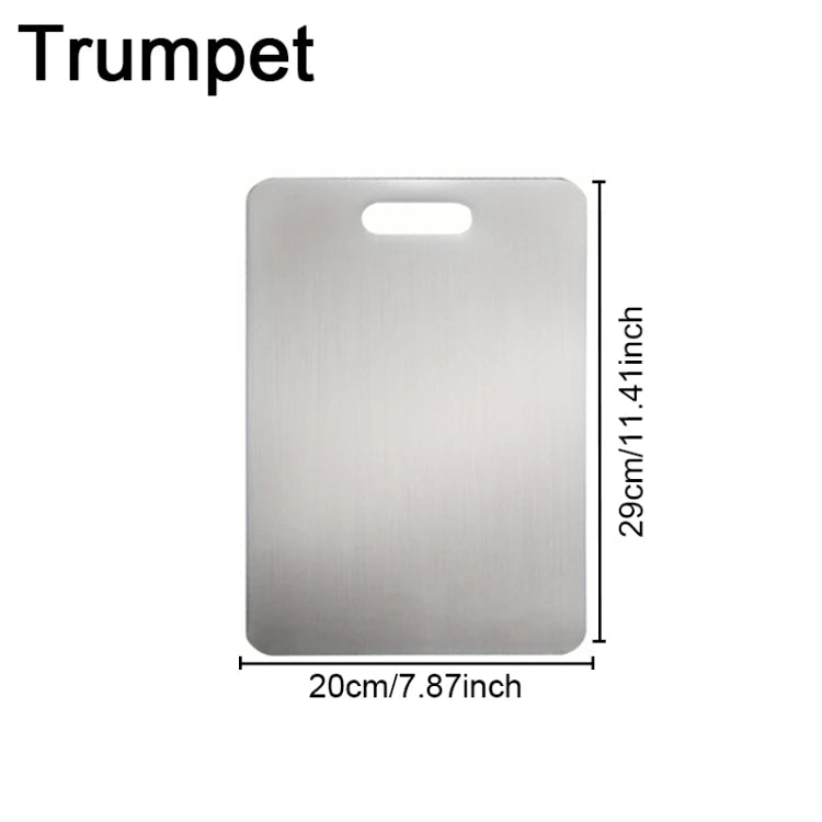 Stainless Steel Cutting Plate - Double-sided, Anti-slip, Easy To Clean, A Kitchen Necessity with A Long Service Life