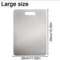 Stainless Steel Cutting Plate - Double-sided, Anti-slip, Easy To Clean, A Kitchen Necessity with A Long Service Life